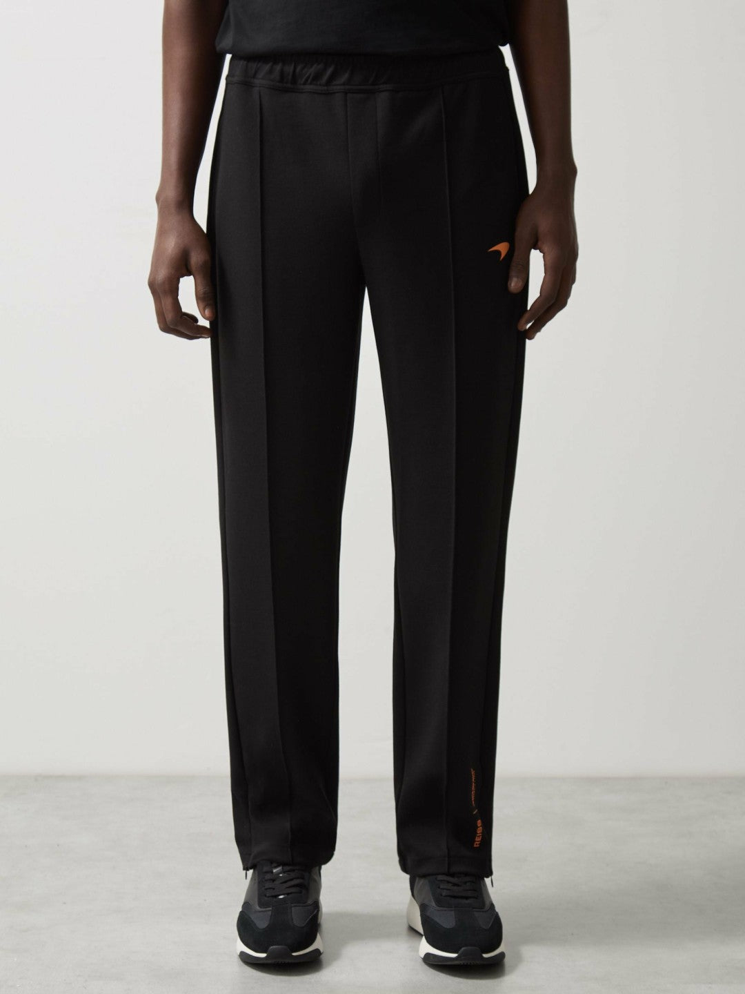 McLaren F1 Team Interlock Joggers in Black Men | Reiss