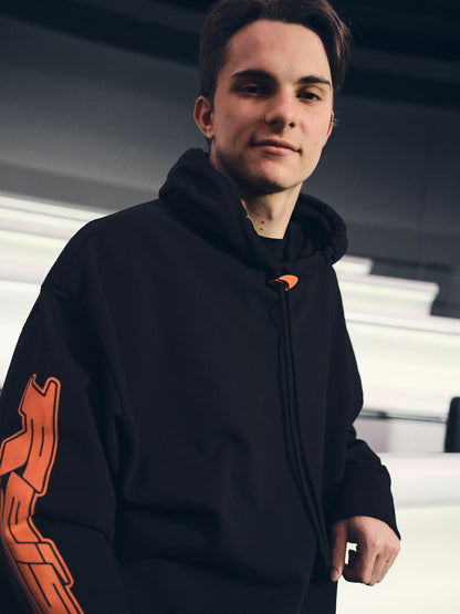 McLaren F1 Team Oversize Toggle Hoodie Unisex Fit in Black Men | Reiss