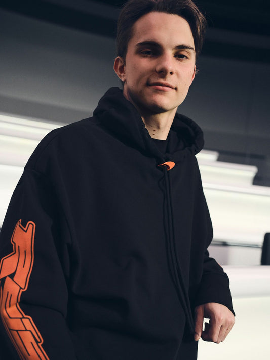 McLaren F1 Team Oversize Toggle Hoodie Unisex Fit in Black Men | Reiss