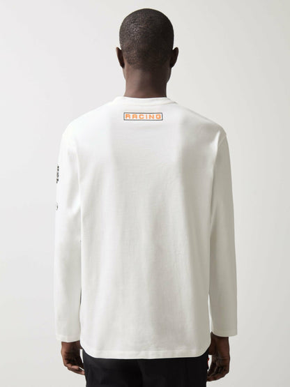McLaren F1 Team Cotton Logo T-Shirt Unisex Fit in White Men | Reiss
