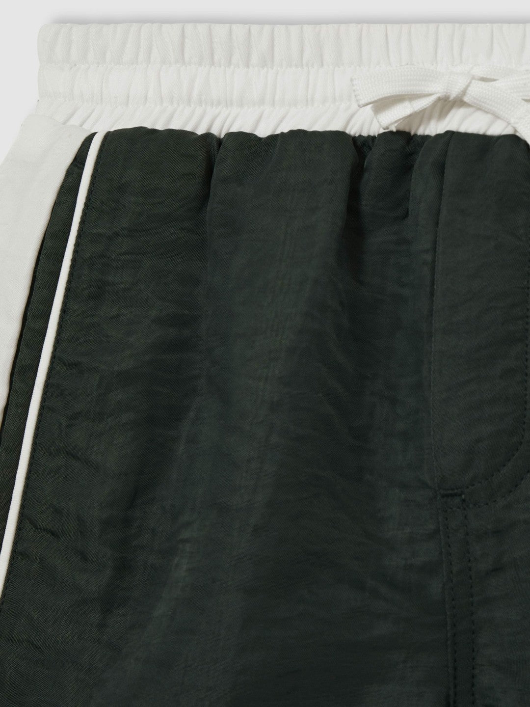 9-13 yrs Colour-Block Piped Swim Shorts in Green/White Children & Baby | Reiss