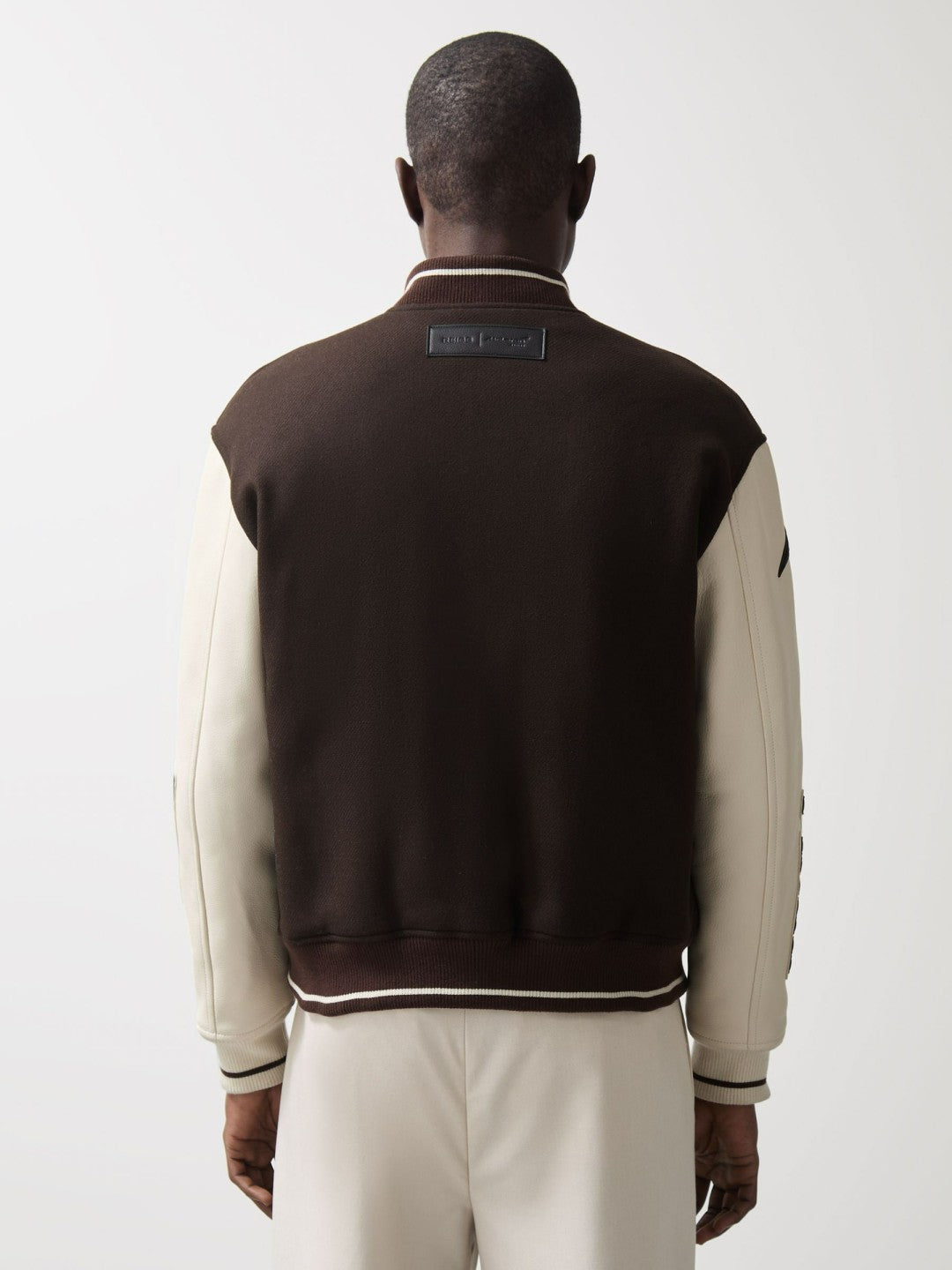 McLaren F1 Team Bomber Jacket in Brown/Ivory/White Men | Reiss