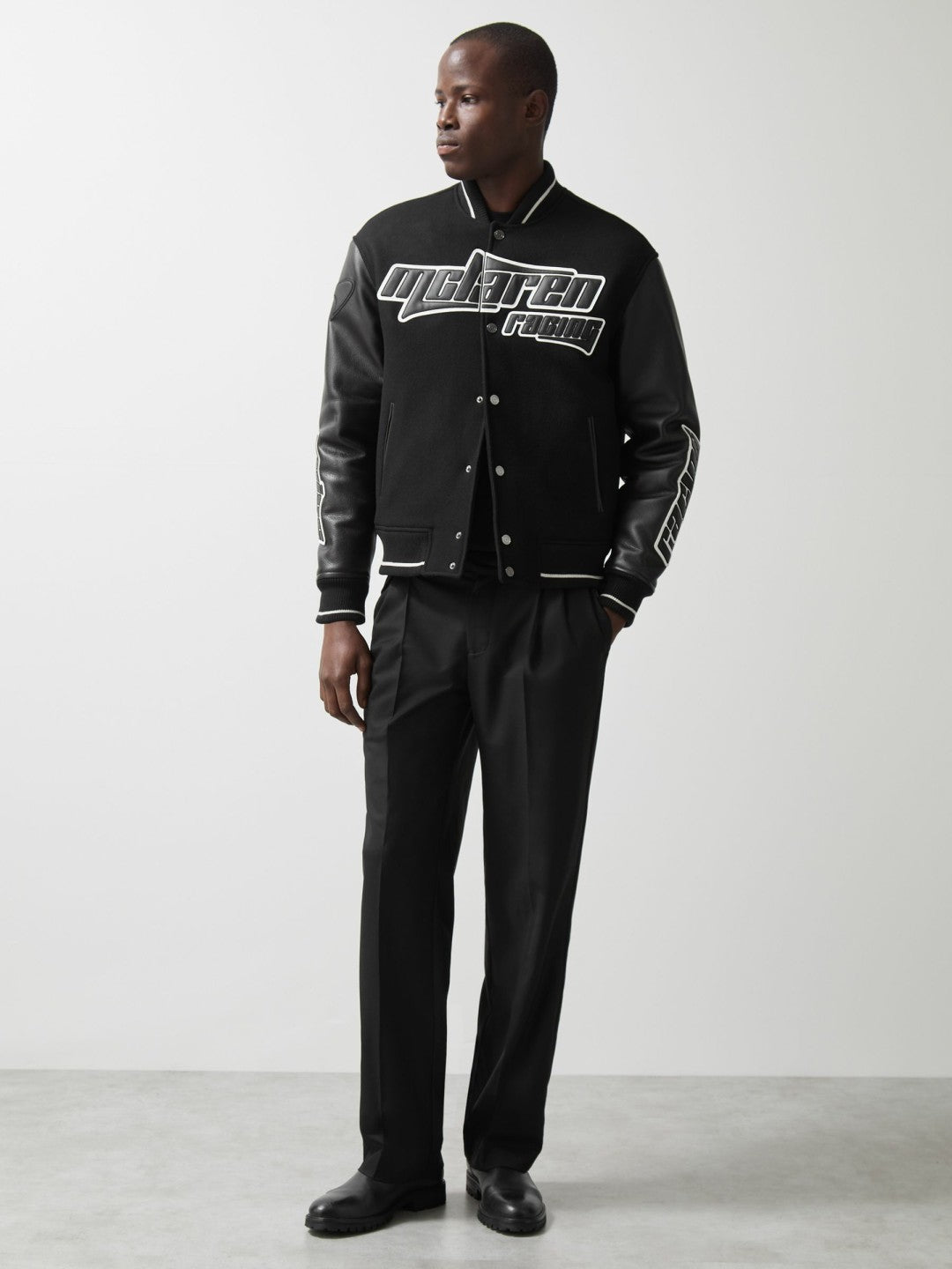 McLaren F1 Team Bomber Jacket in Black Men | Reiss