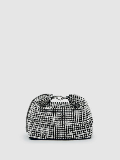 Crystal Bracelet Pouch Bag in Silver Women | Reiss