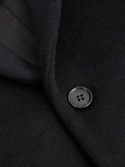 3-9 yrs Single Breasted Overcoat in Navy Children & Baby | Reiss