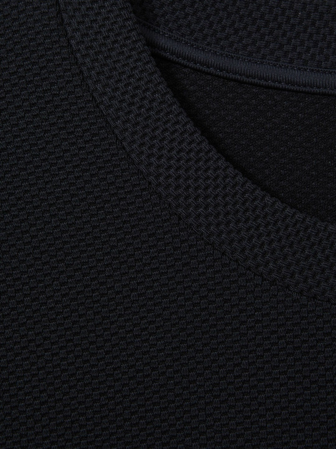 Textured Crew-Neck T-Shirt in Navy Men | Reiss