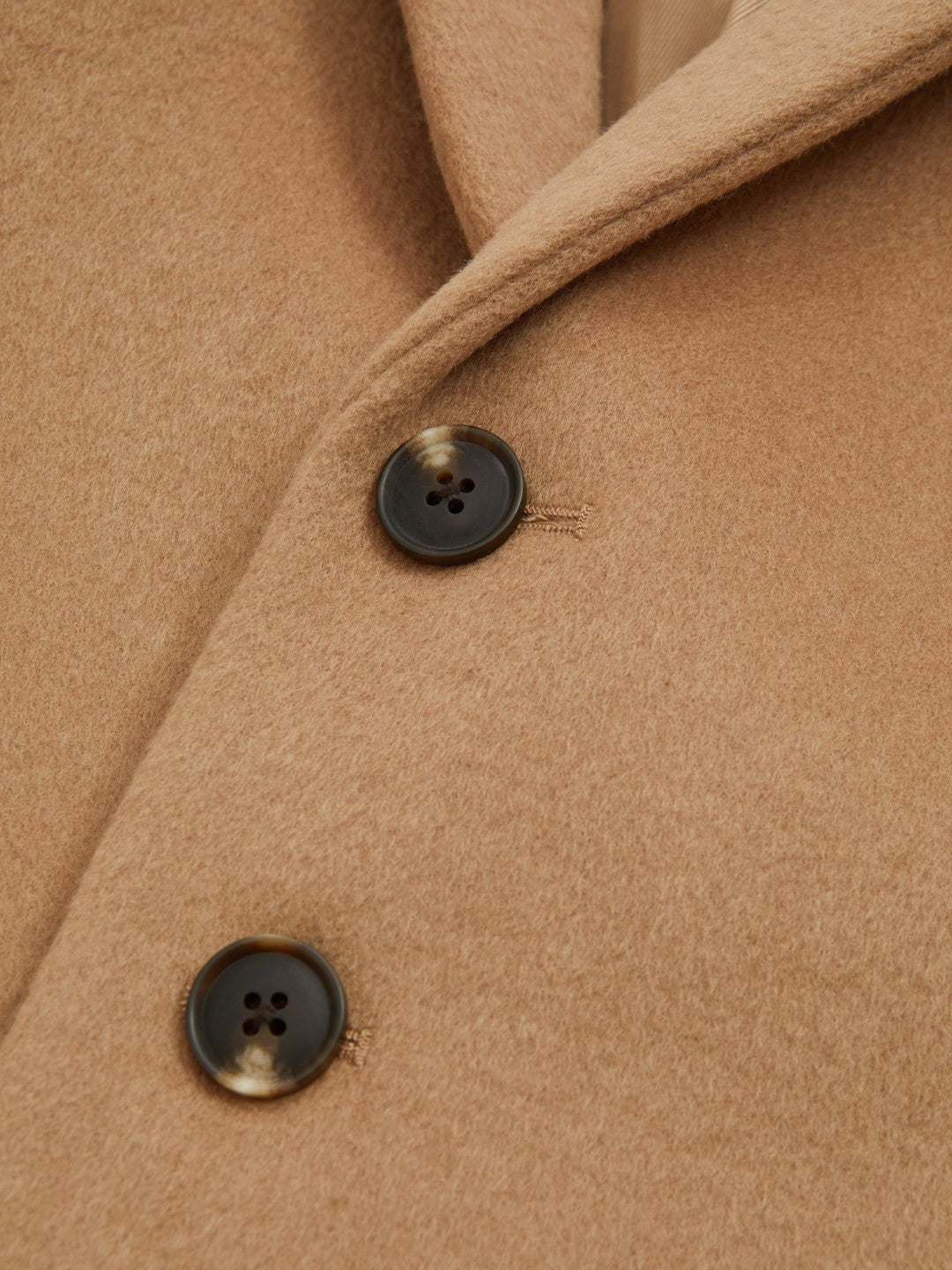 9-13 yrs Single Breasted Overcoat in Camel Children & Baby | Reiss