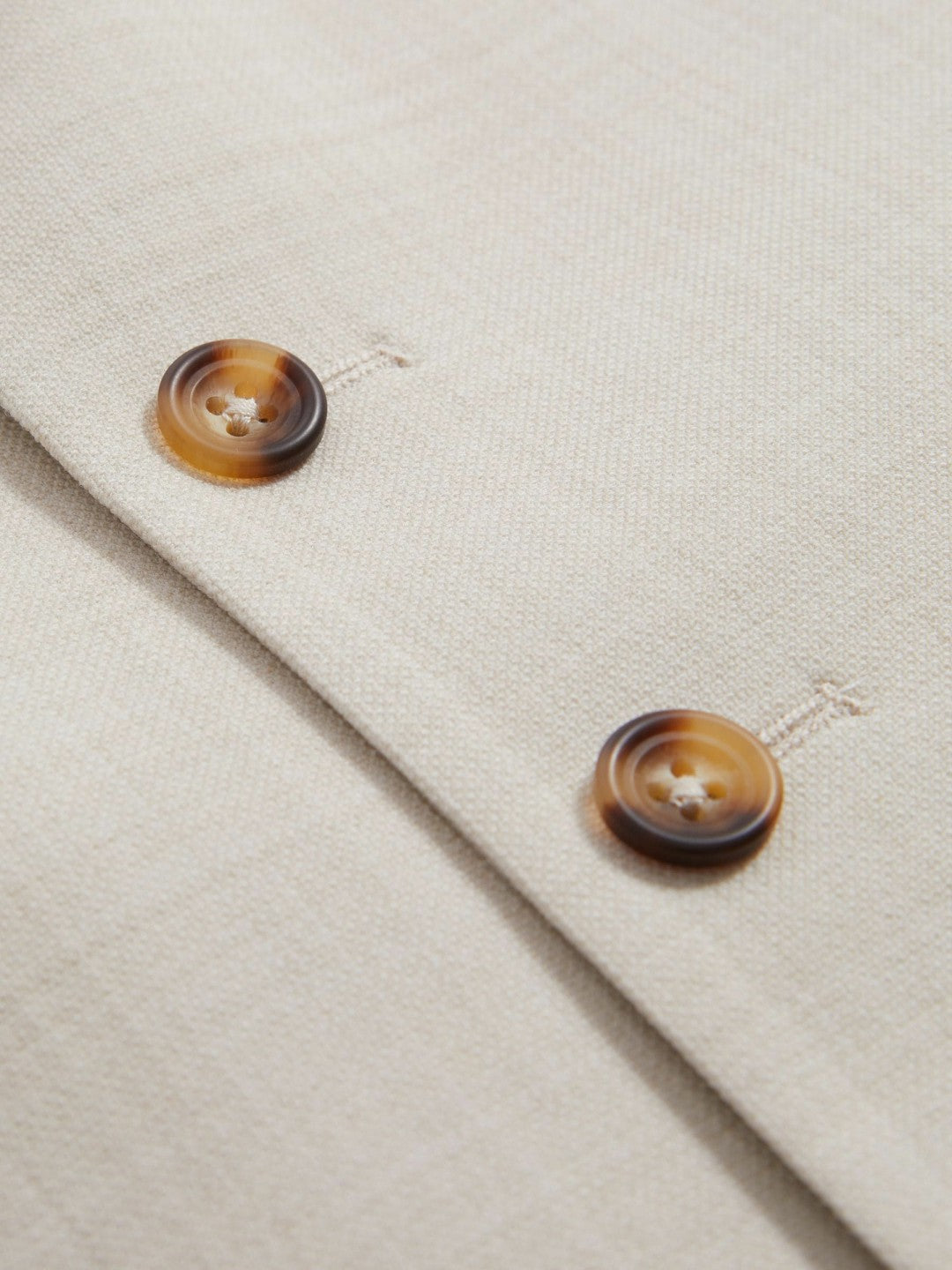 Slim Fit Single Breasted Waistcoat in Stone Men | Reiss
