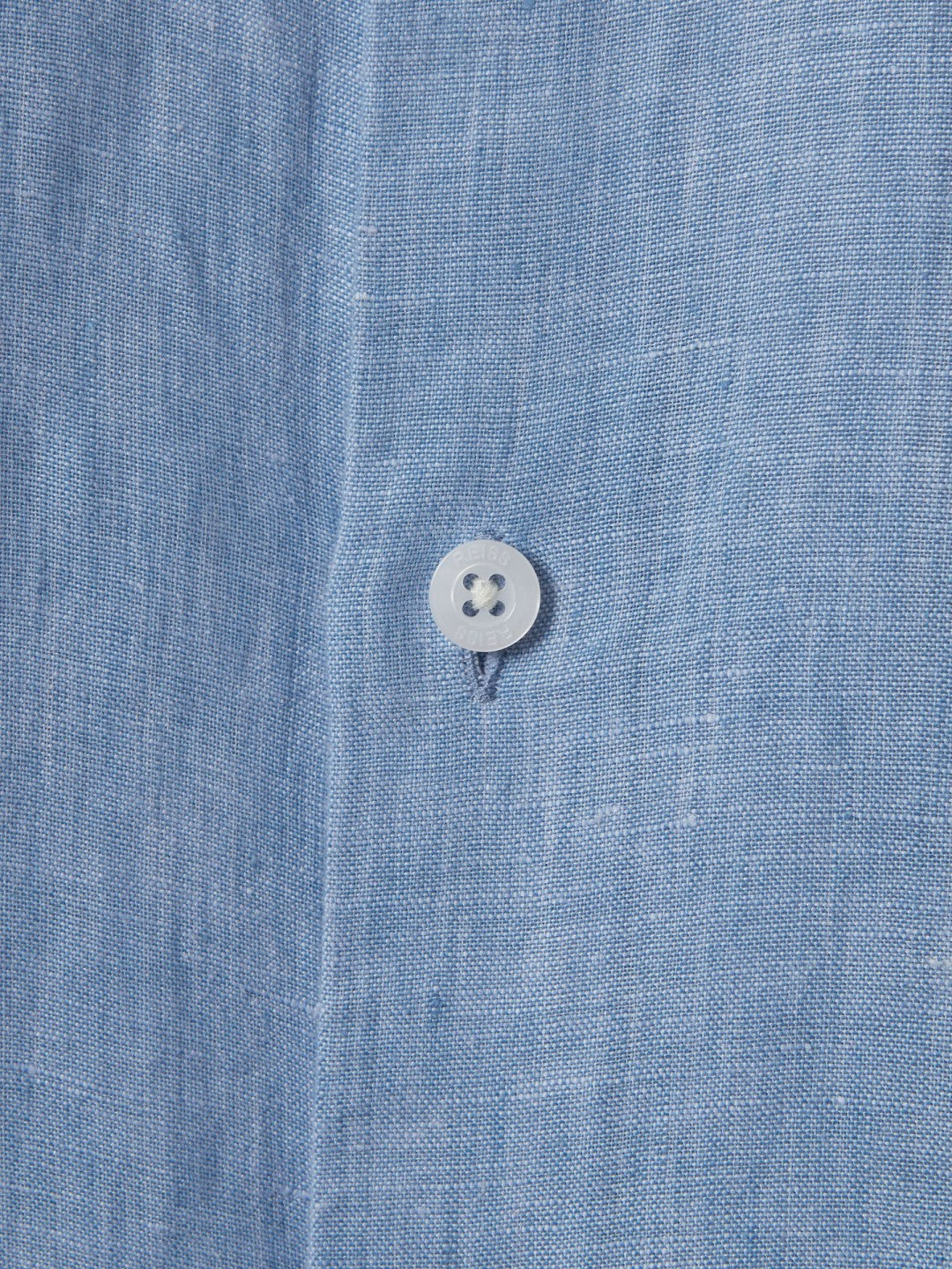 9-13 yrs Linen Cutaway Collar Shirt in Sky Blue Children & Baby | Reiss
