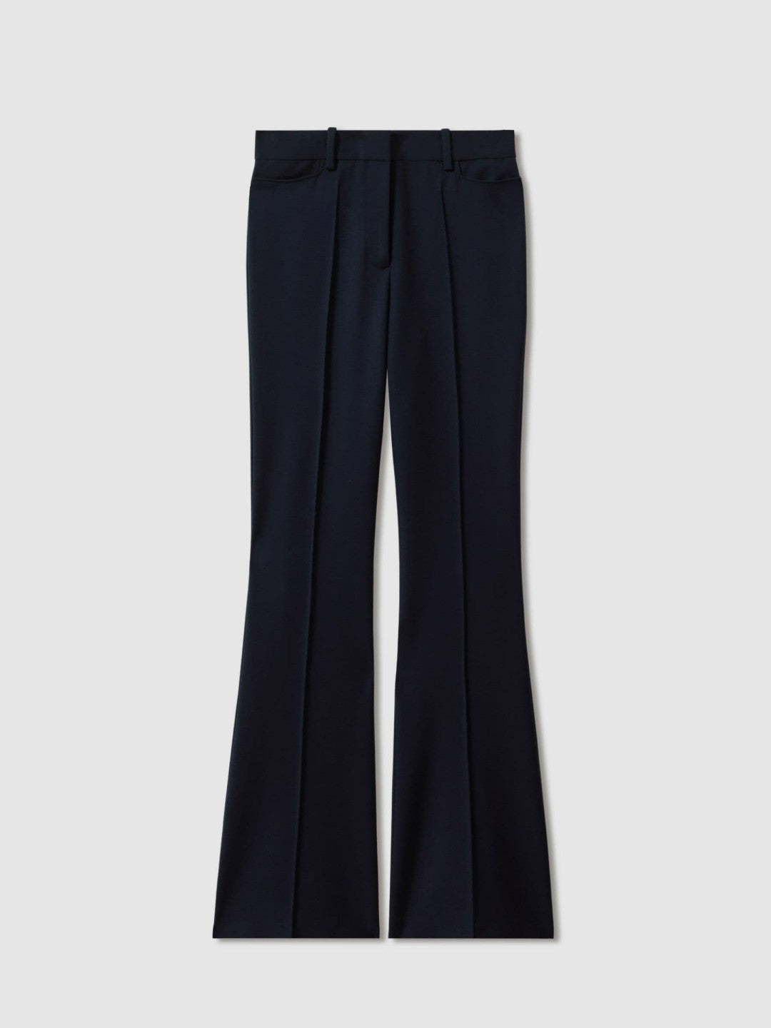 Flared Suit Trousers in Navy Women | Reiss
