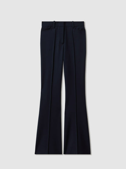 Flared Suit Trousers in Navy Women | Reiss