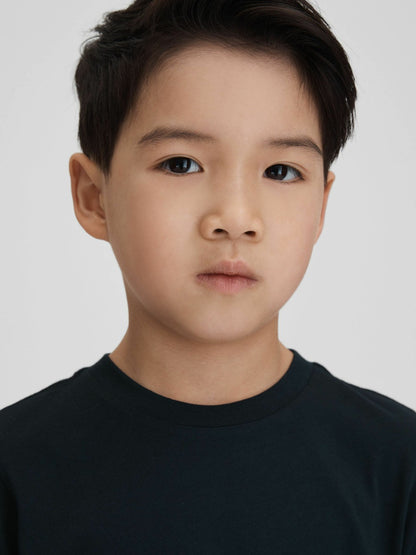 9-13 yrs Crew Neck T-Shirt in Navy Children & Baby | Reiss