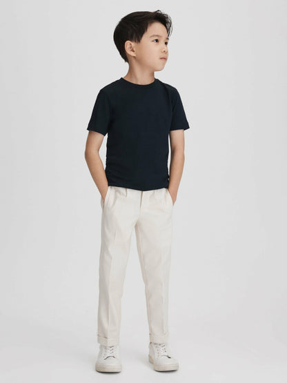 9-13 yrs Crew Neck T-Shirt in Navy Children & Baby | Reiss