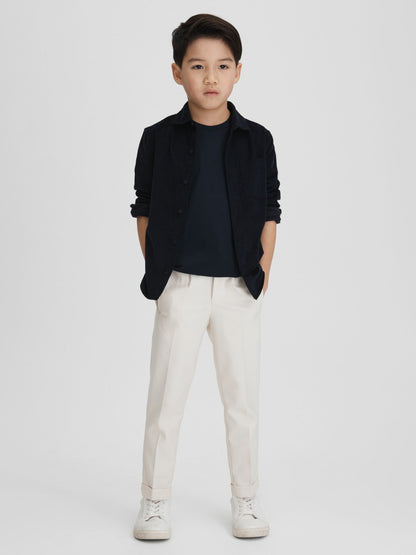 9-13 yrs Crew Neck T-Shirt in Navy Children & Baby | Reiss