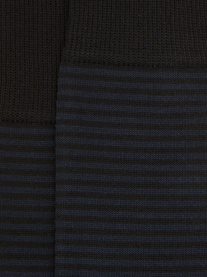 Striped Socks in Black/Navy Men | Reiss