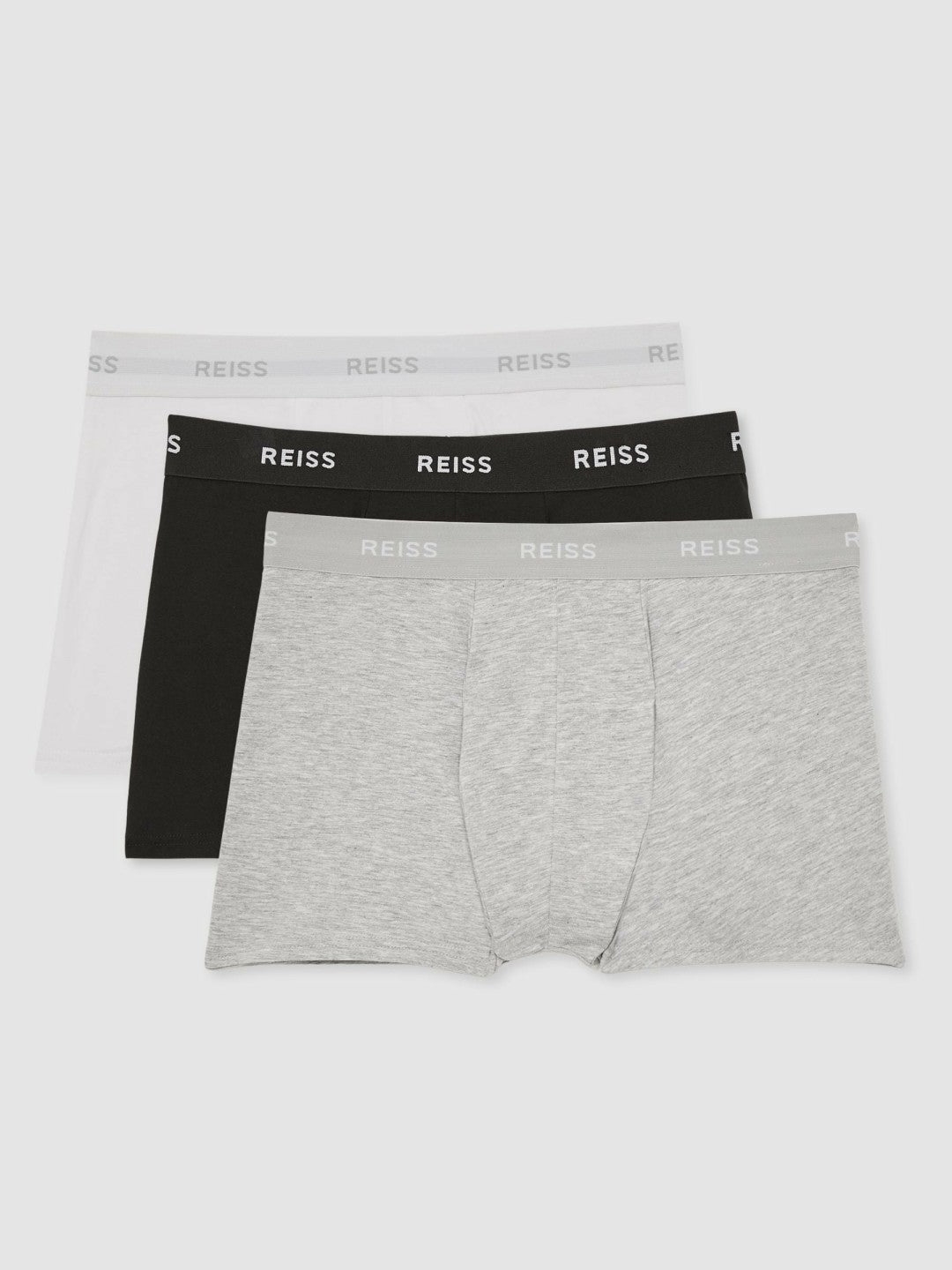 Three Pack Cotton Boxers in Multi Men | Reiss