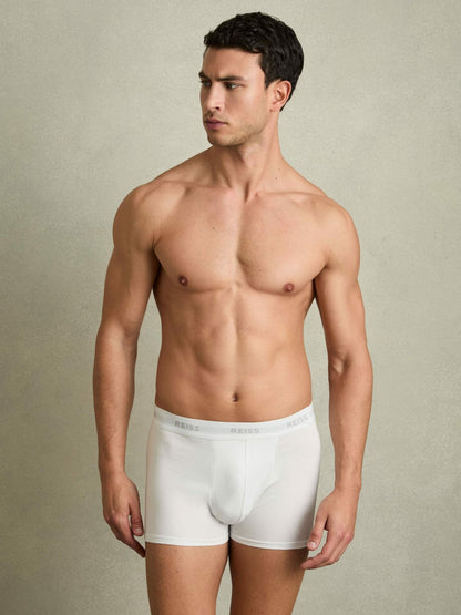 Three Pack Cotton Boxers in Multi Men | Reiss