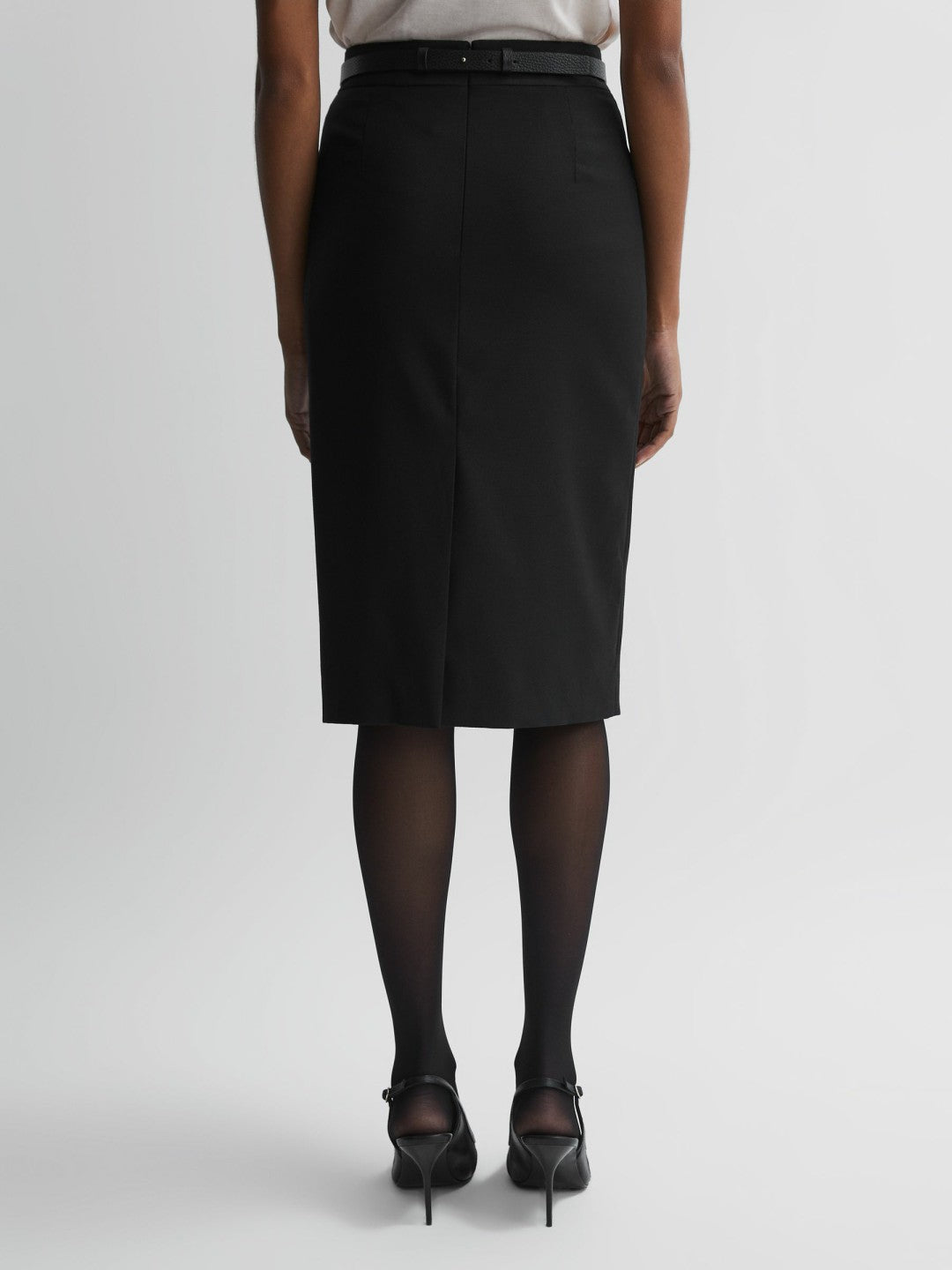 Petite Tailored Pencil Skirt in Black Women | Reiss