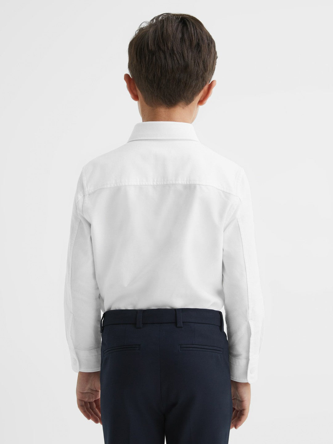 13-14 yrs Button Down Oxford Shirt in White Children & Baby | Reiss