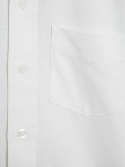 13-14 yrs Button Down Oxford Shirt in White Children & Baby | Reiss