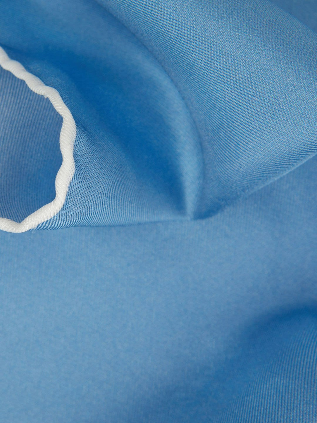 Plain Silk Pocket Square in Soft Blue Men | Reiss