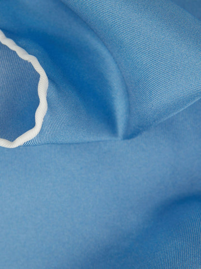Plain Silk Pocket Square in Soft Blue Men | Reiss