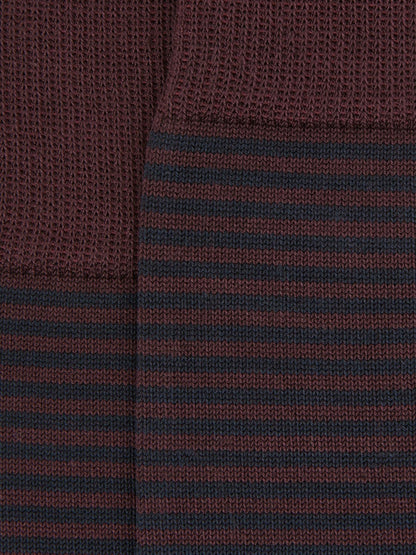 Striped Socks in Bordeaux Men | Reiss