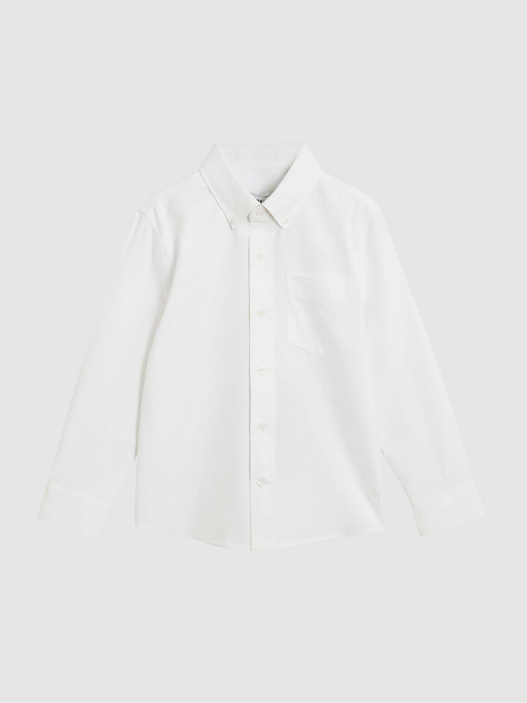9-14 yrs Button Down Oxford Shirt in White Children & Baby | Reiss