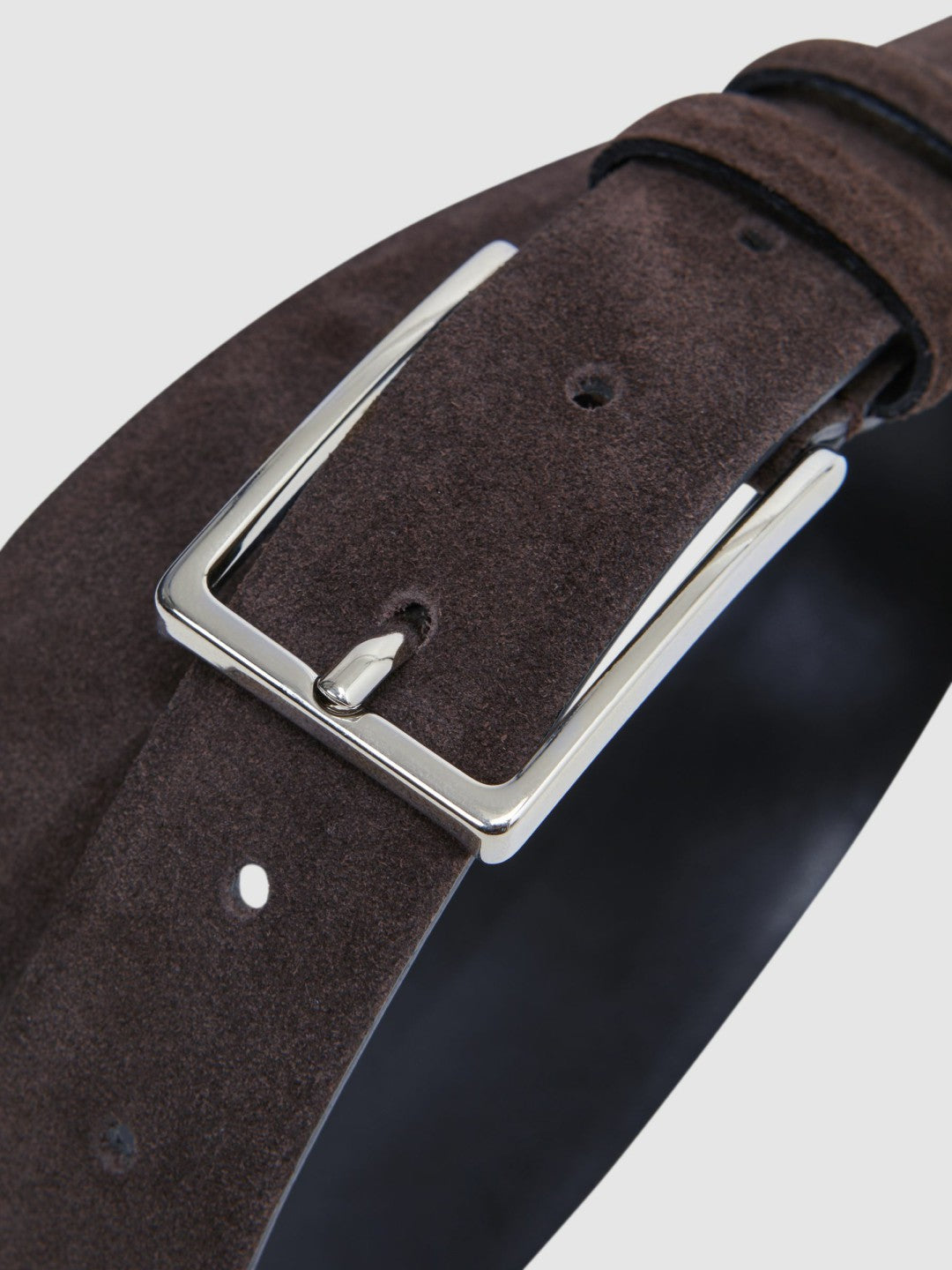 Suede Belt in Chocolate Men | Reiss