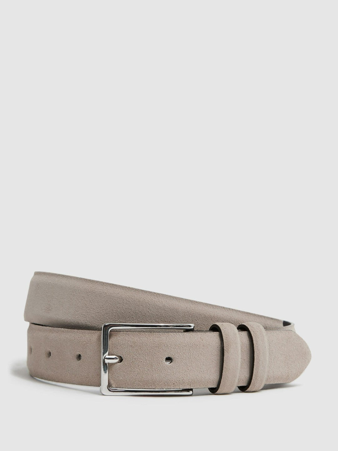 Suede Belt in Stone Men | Reiss