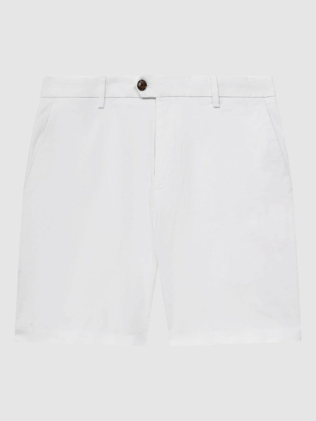 Short Length Casual Chino Shorts in White Men | Reiss