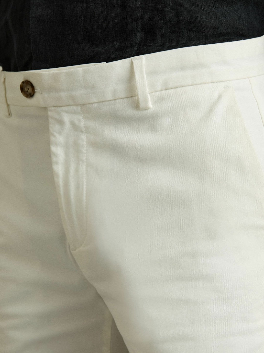 Short Length Casual Chino Shorts in White Men | Reiss
