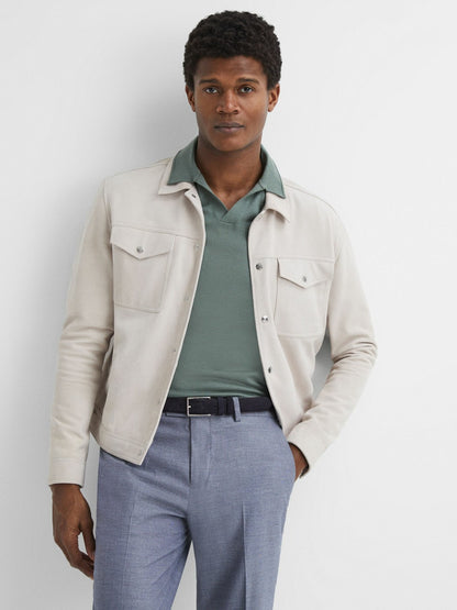 Suede Belt in Navy Men | Reiss