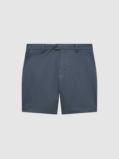 Short Length Casual Chino Shorts in Airforce Blue Men | Reiss