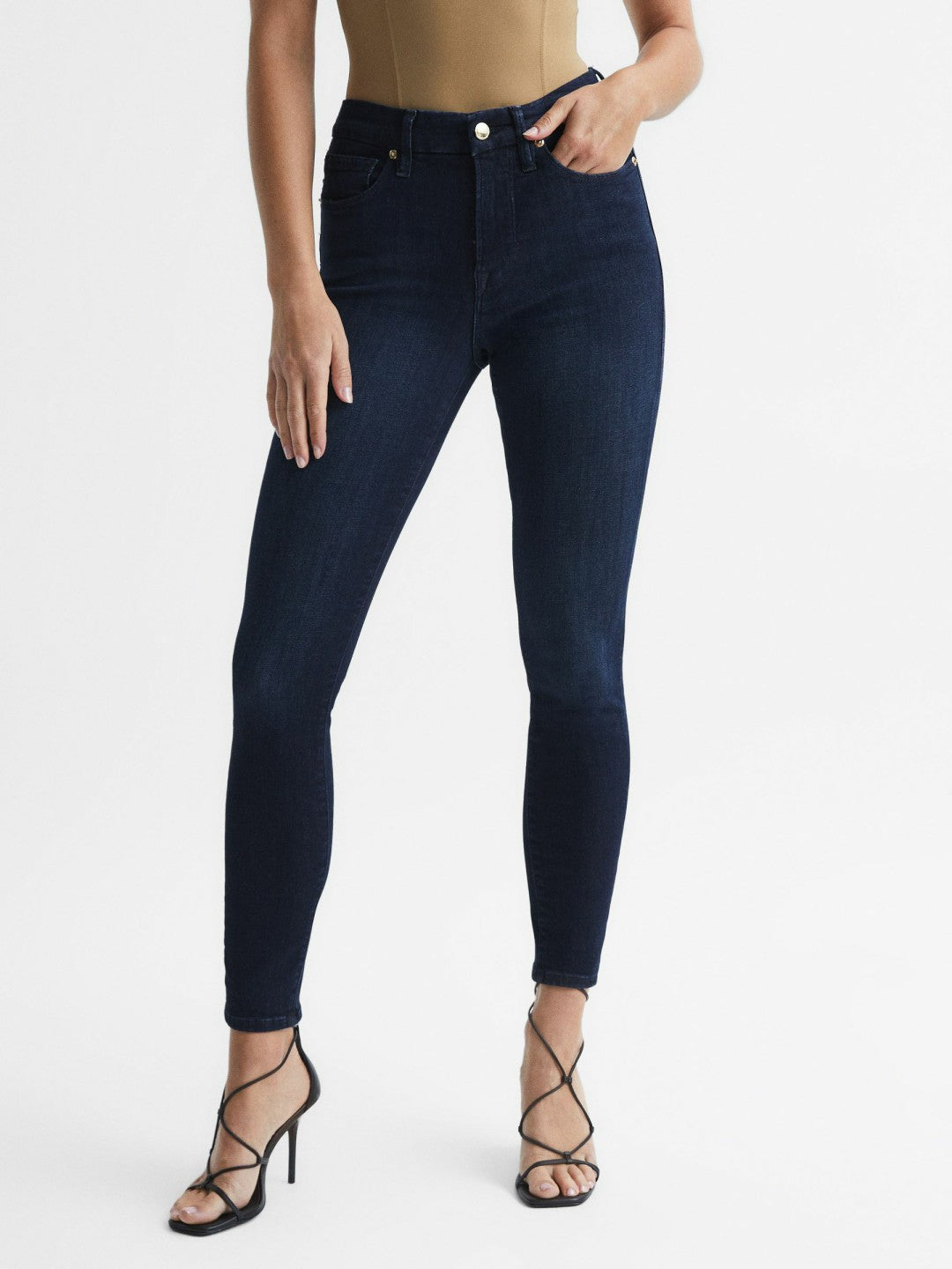 Good American Sculpting Skinny Jeans in Indigo Women | Reiss