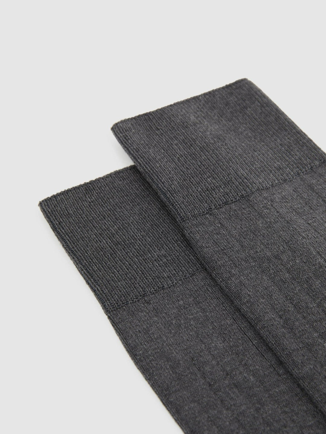 Ribbed Socks in Charcoal Men | Reiss