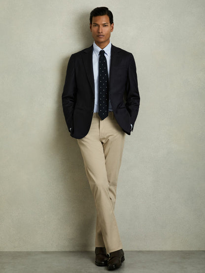 Slim-Fit Button-Down Collar Cotton Oxford Shirt in Soft Blue Men | Reiss