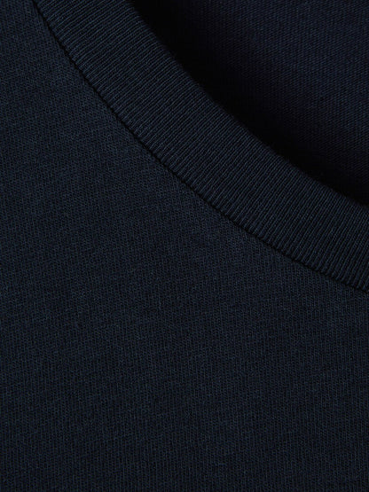 Cotton Crew Neck T-Shirt in Navy Men | Reiss
