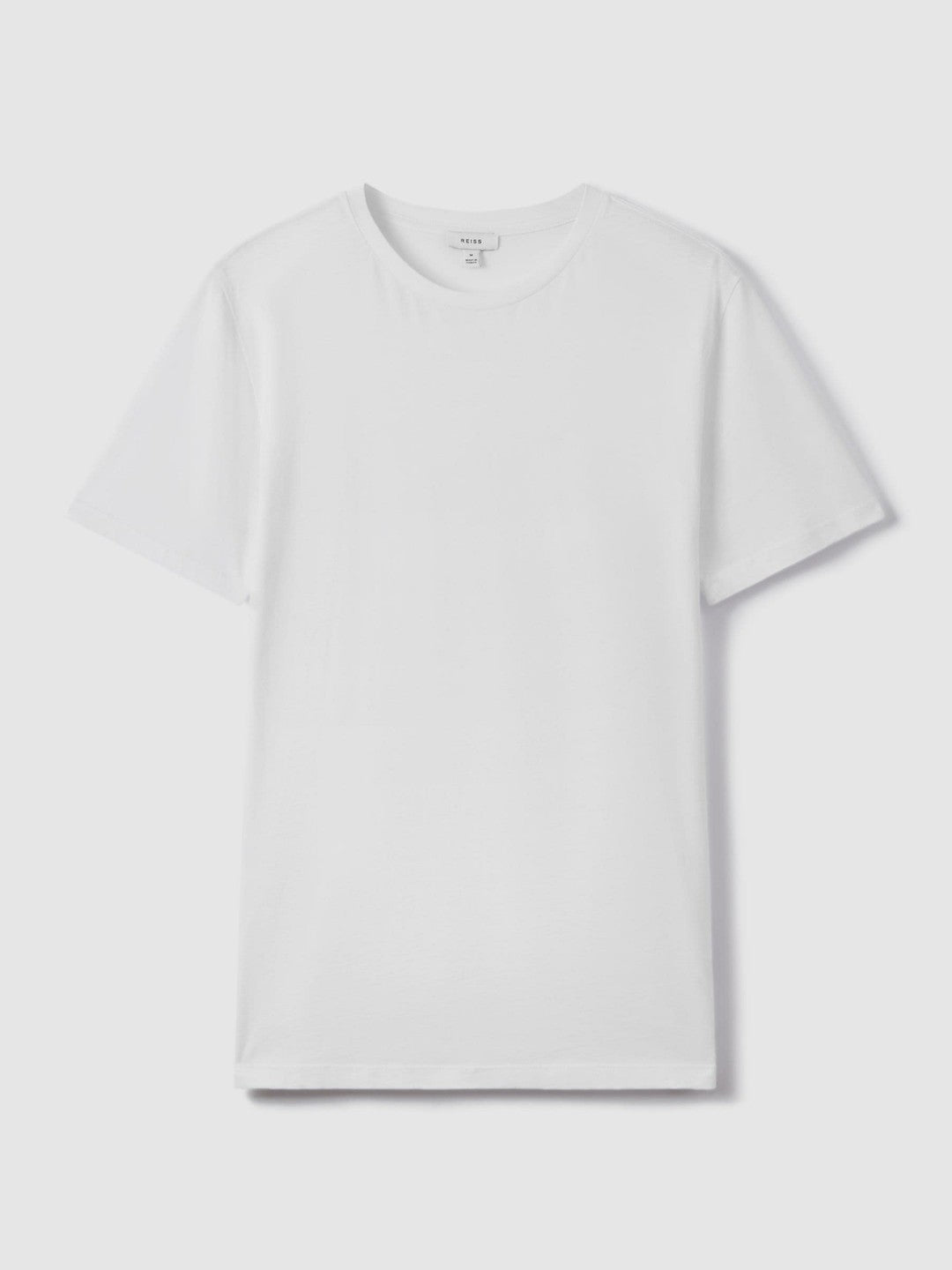 Cotton Crew Neck T-Shirt in White Men | Reiss