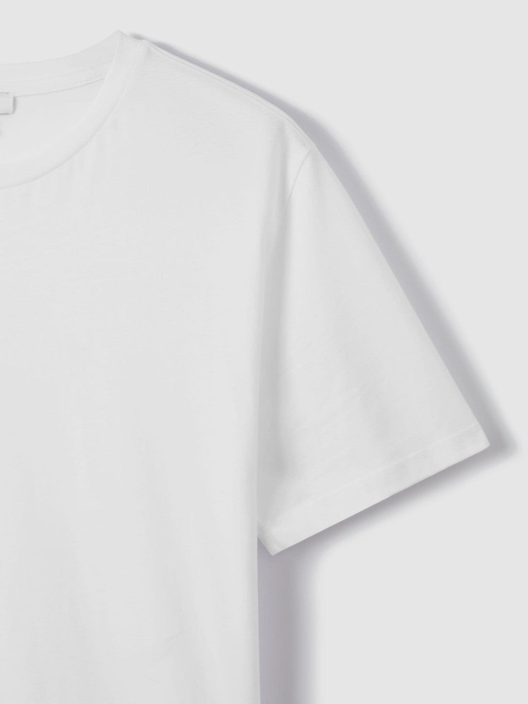 Cotton Crew Neck T-Shirt in White Men | Reiss