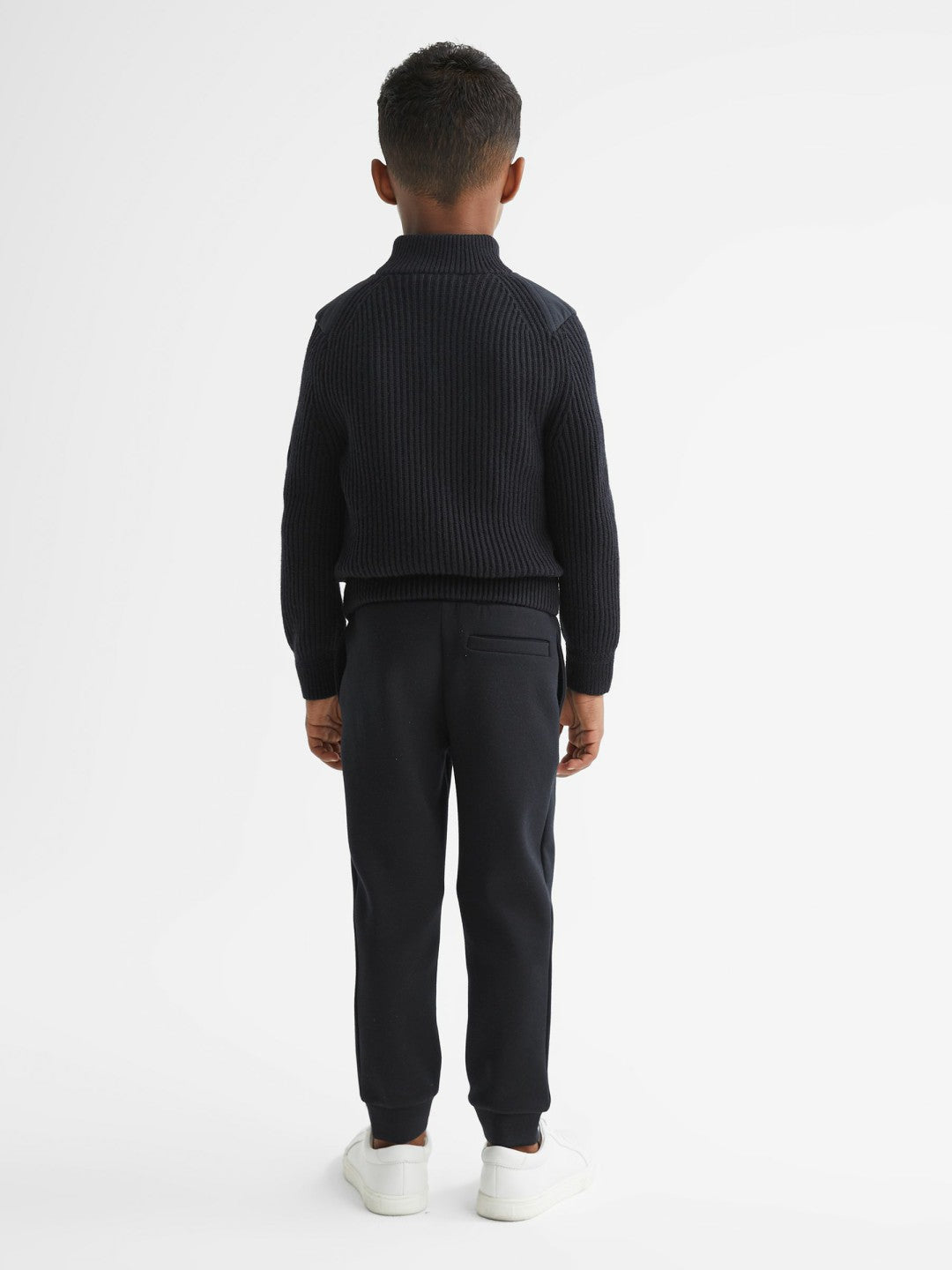 9-14 yrs Hybrid Zip Through Quilted Jacket in Navy Children & Baby | Reiss