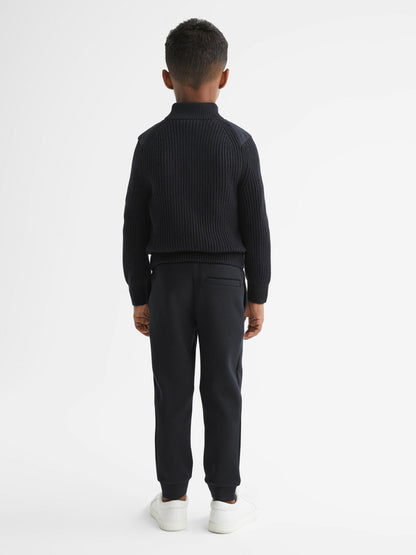 9-14 yrs Hybrid Zip Through Quilted Jacket in Navy Children & Baby | Reiss