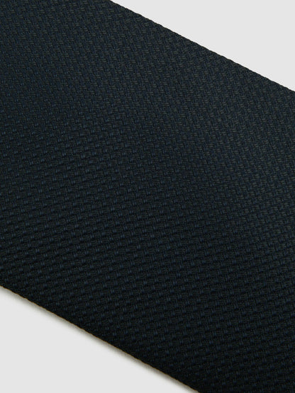 Textured Silk Blend Tie in Navy Men | Reiss