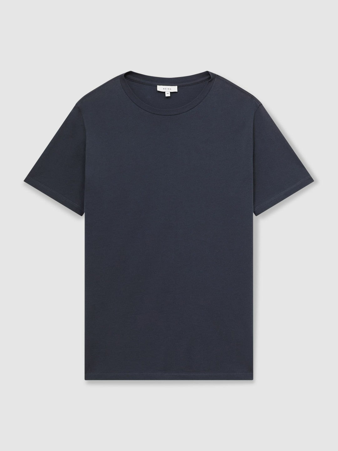Cotton Crew Neck T-Shirt in Airforce Blue Men | Reiss