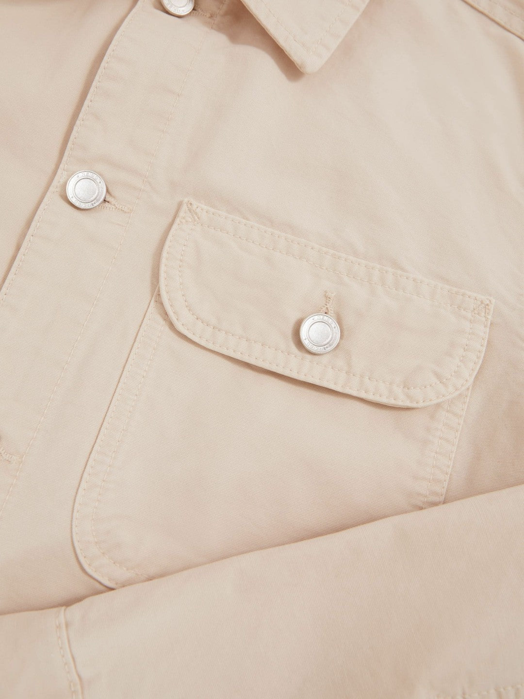 Cotton Worker Jacket in Stone Men | Reiss