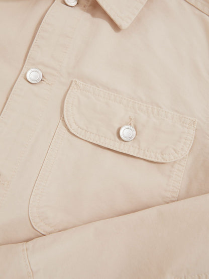 Cotton Worker Jacket in Stone Men | Reiss