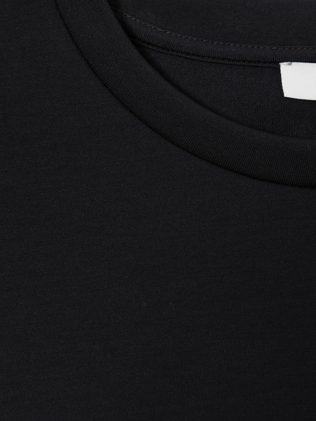 Interlock Jersey Crew Neck T-Shirt in Navy Blue Men | Reiss