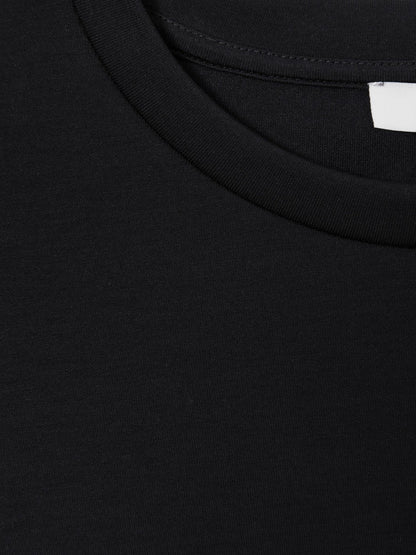 Interlock Jersey Crew Neck T-Shirt in Navy Blue Men | Reiss