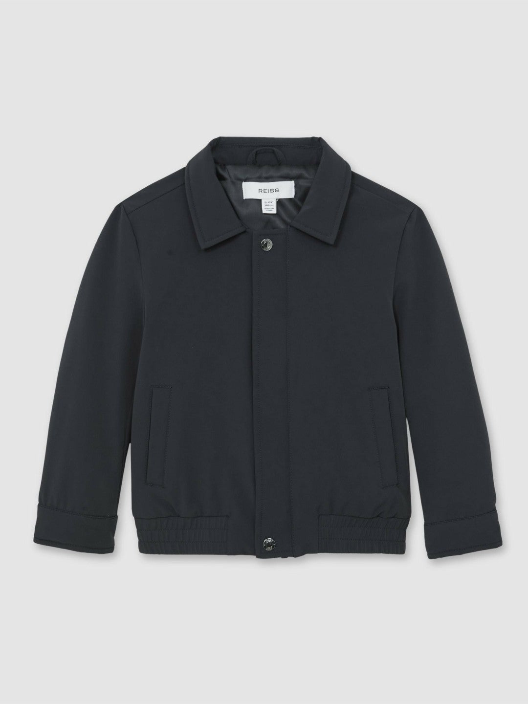 13-14 yrs Zip Through Harrington Jacket in Blue Children & Baby | Reiss