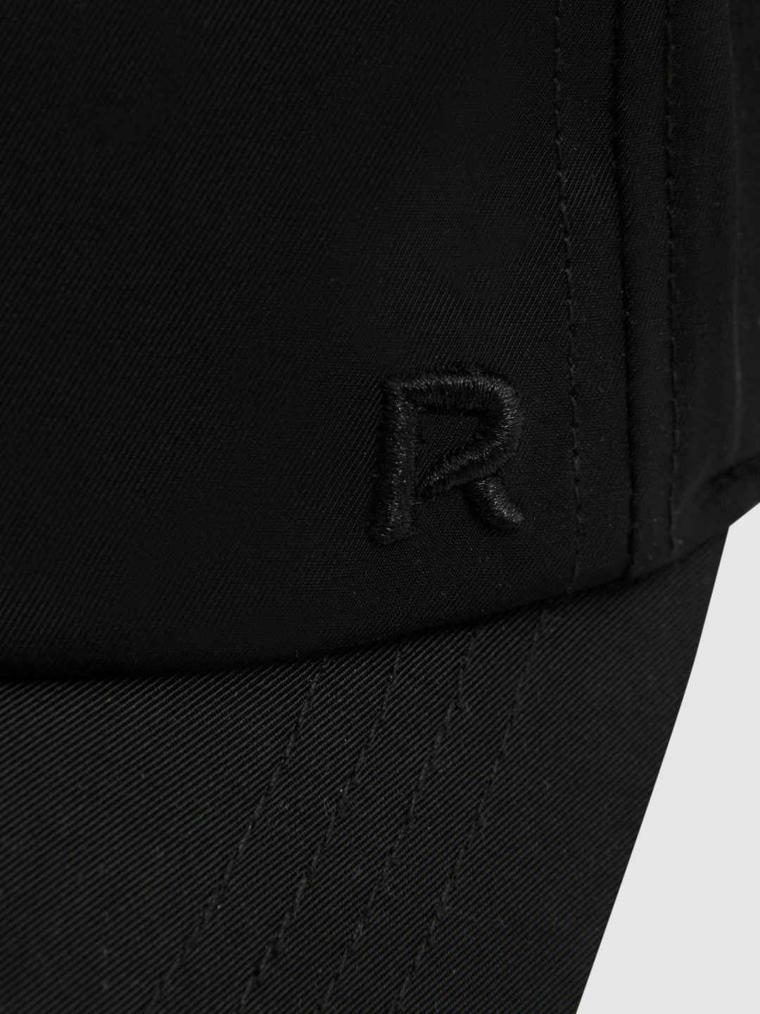 Logo-Embroidered Baseball Cap in Black Women | Reiss